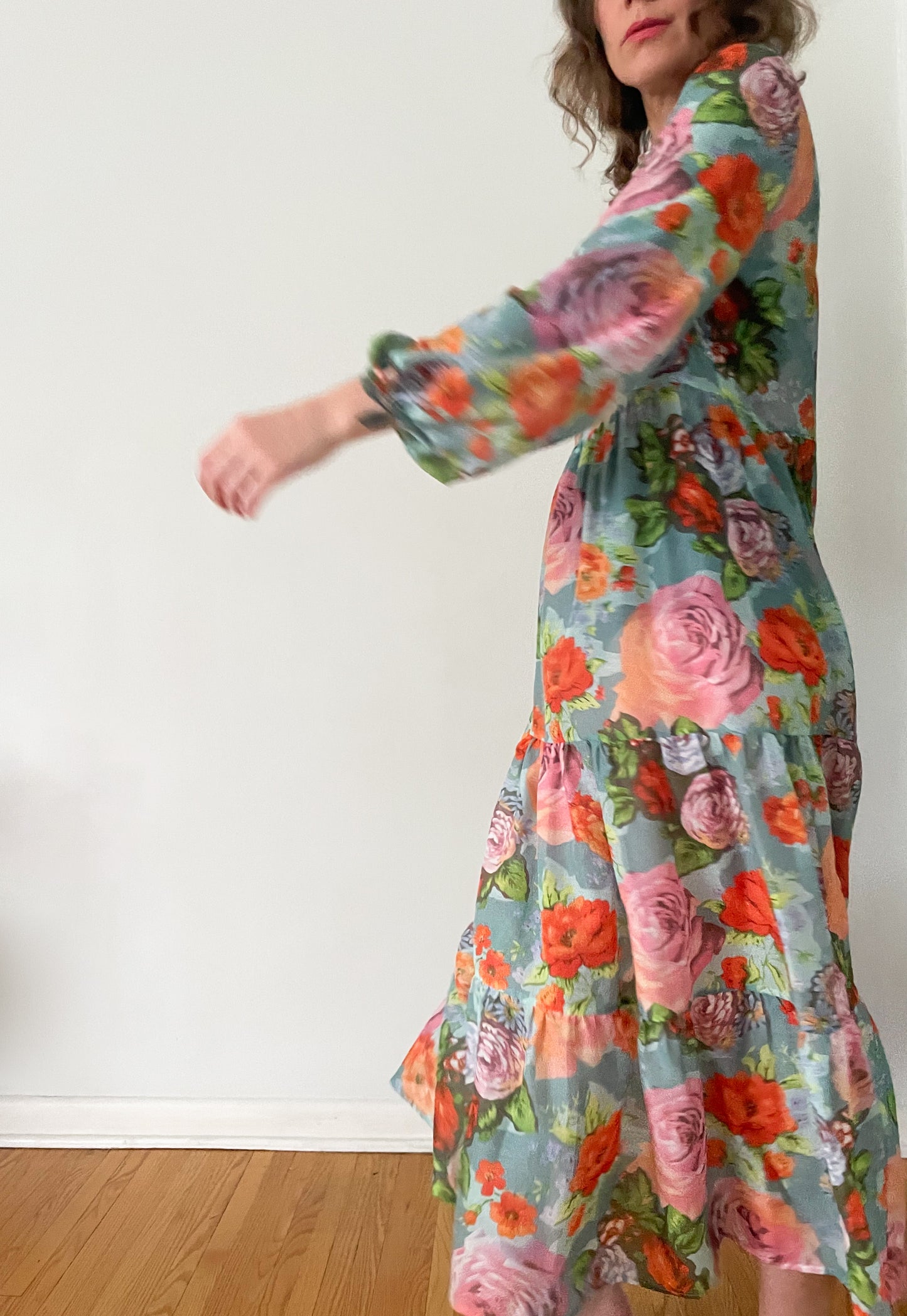 Vintage Floral Maxi