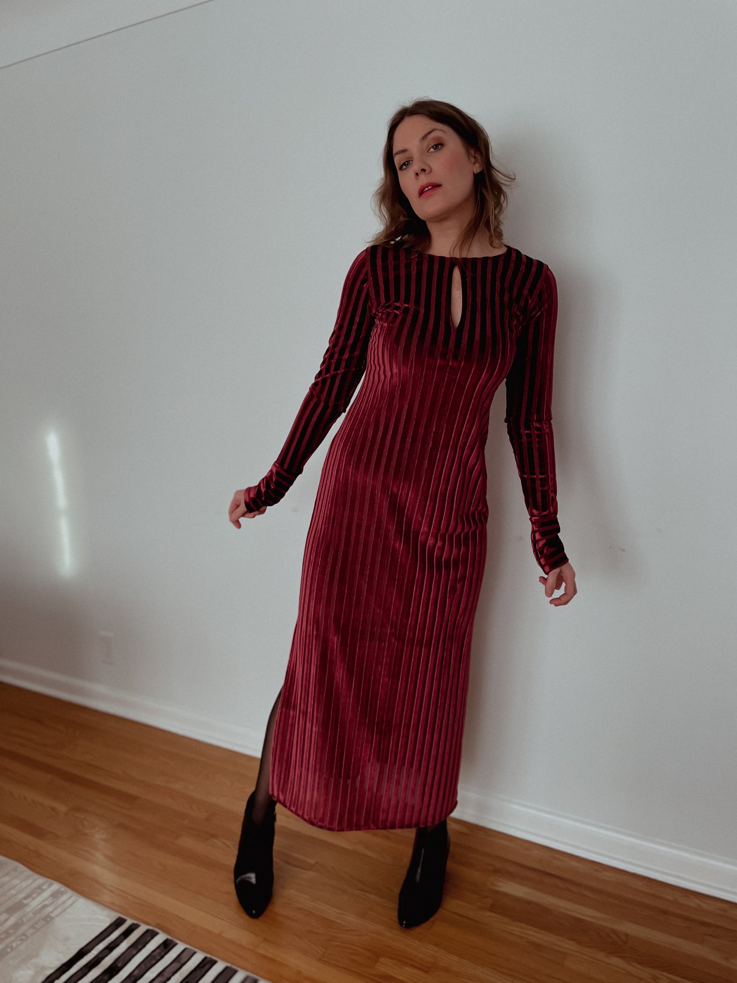 Wine Night Dress