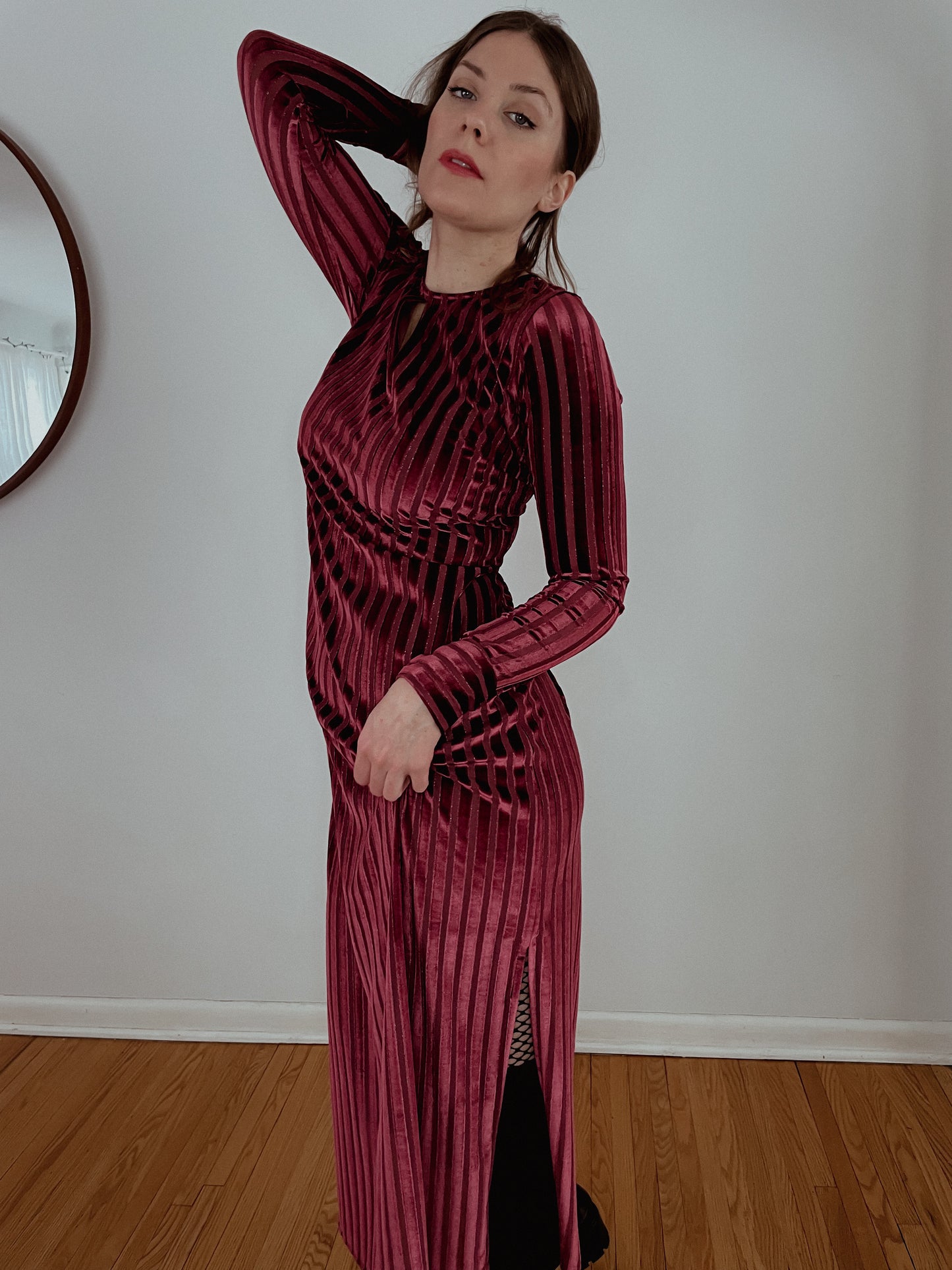 Wine Night Dress