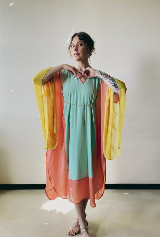 Sorbet Kaftan Dress